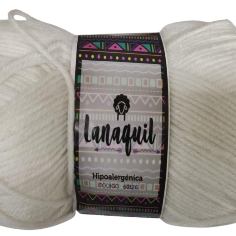 3x Lana Clasica Ovillo 100gr Hipoalergénica Lanaquil (300gr) image number 0.0